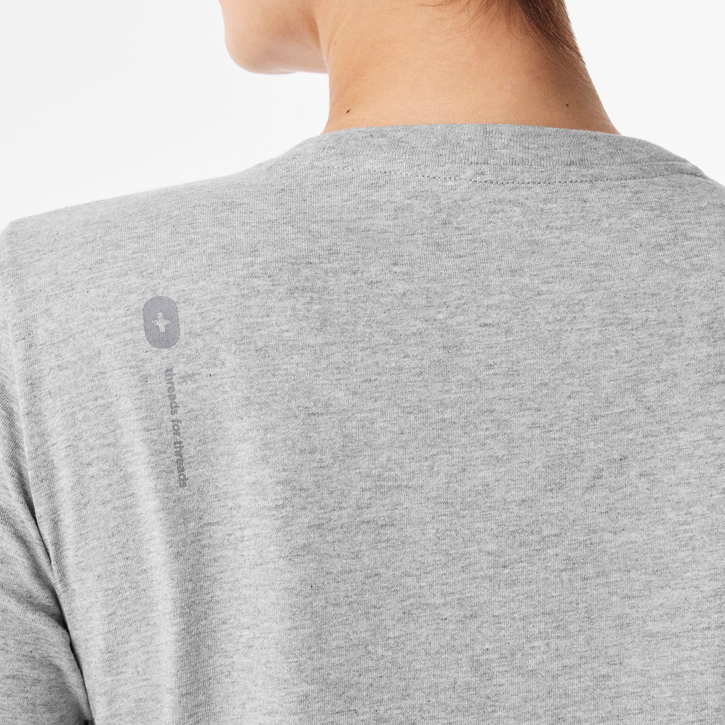 Do It With Heart Long-Sleeve Tee - Heather Grey