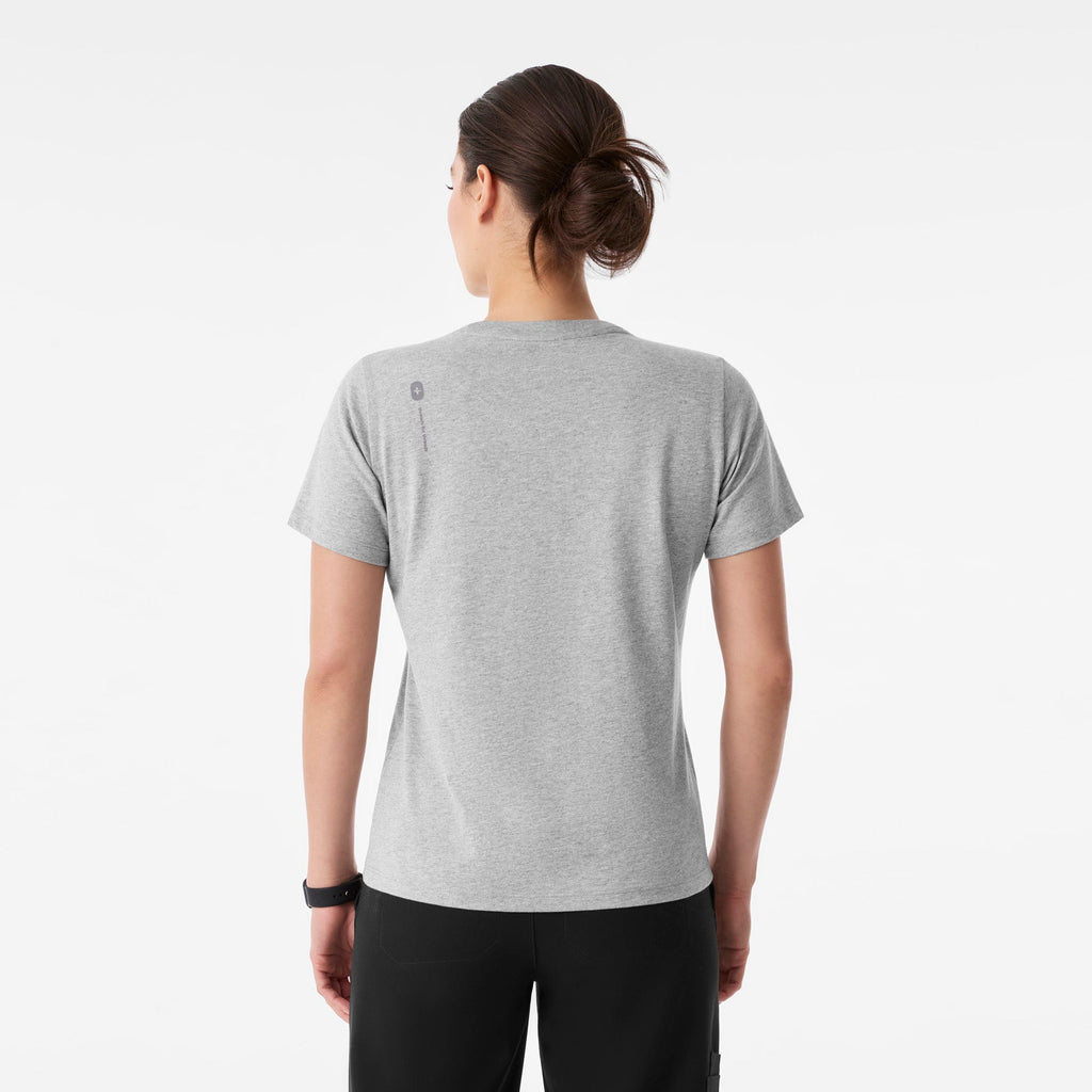 Healthcare is Human Short-Sleeve Tee - Heather Grey