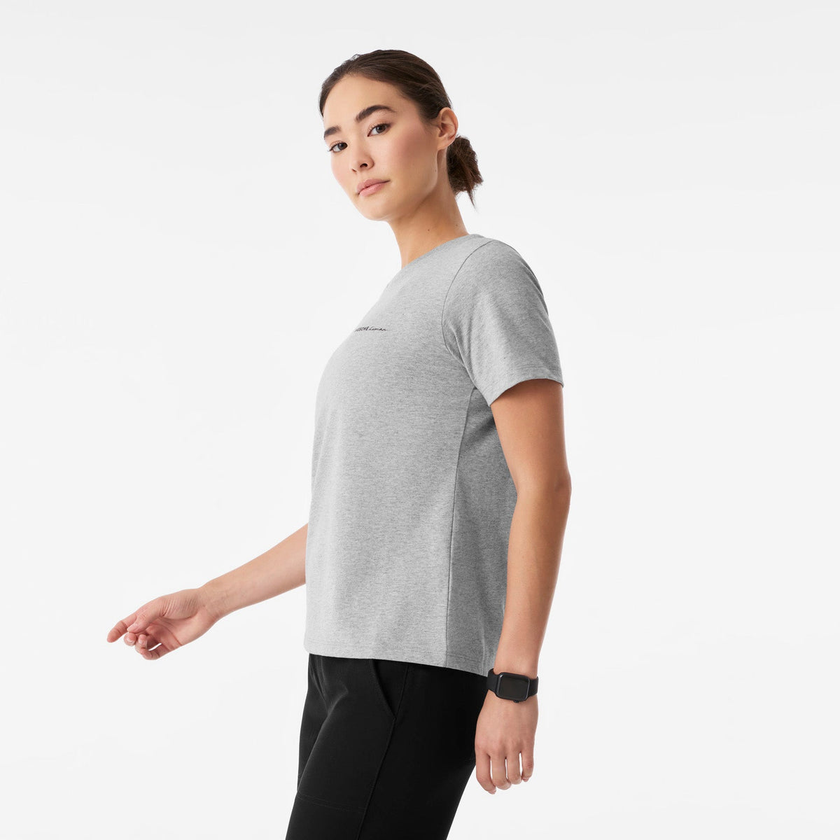Awesome Human Short-Sleeve Tee - Heather Grey