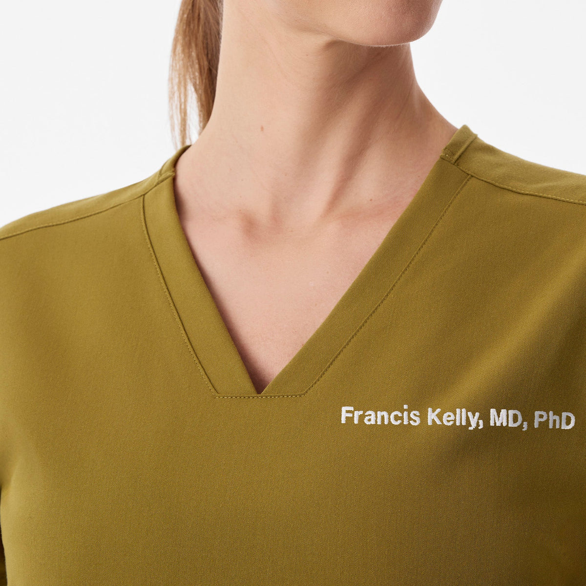 Casma Scrub Top™ - Martini Olive