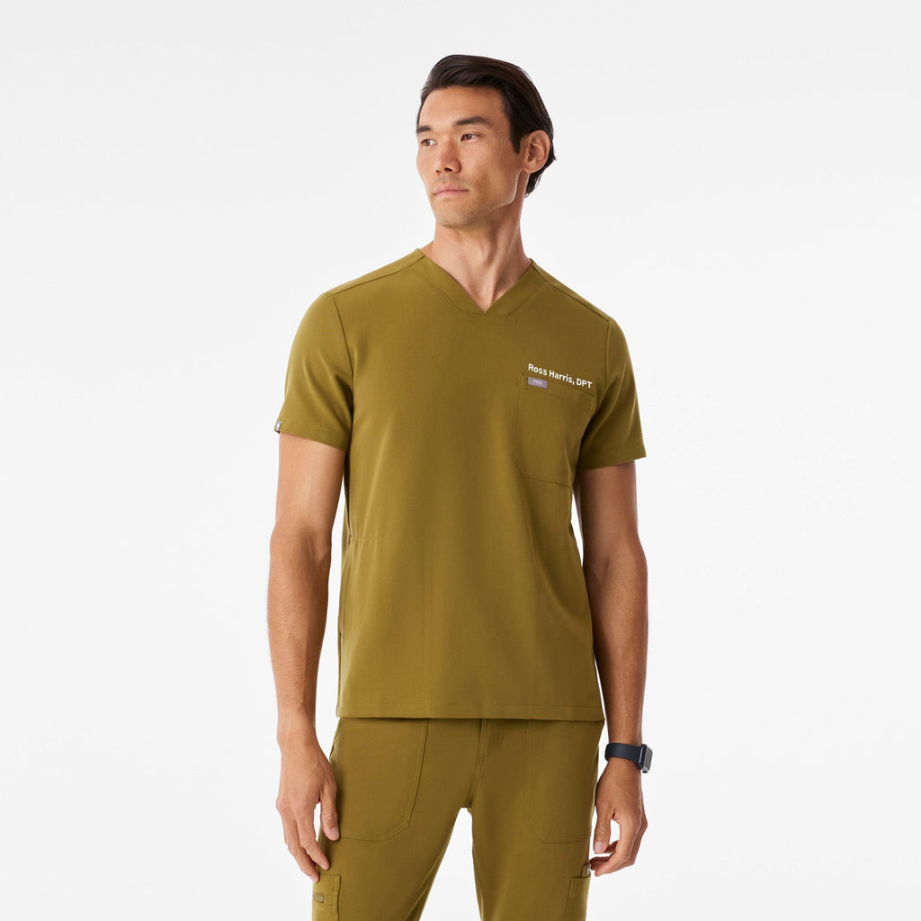 Chisec Scrub Top™ - Martini Olive