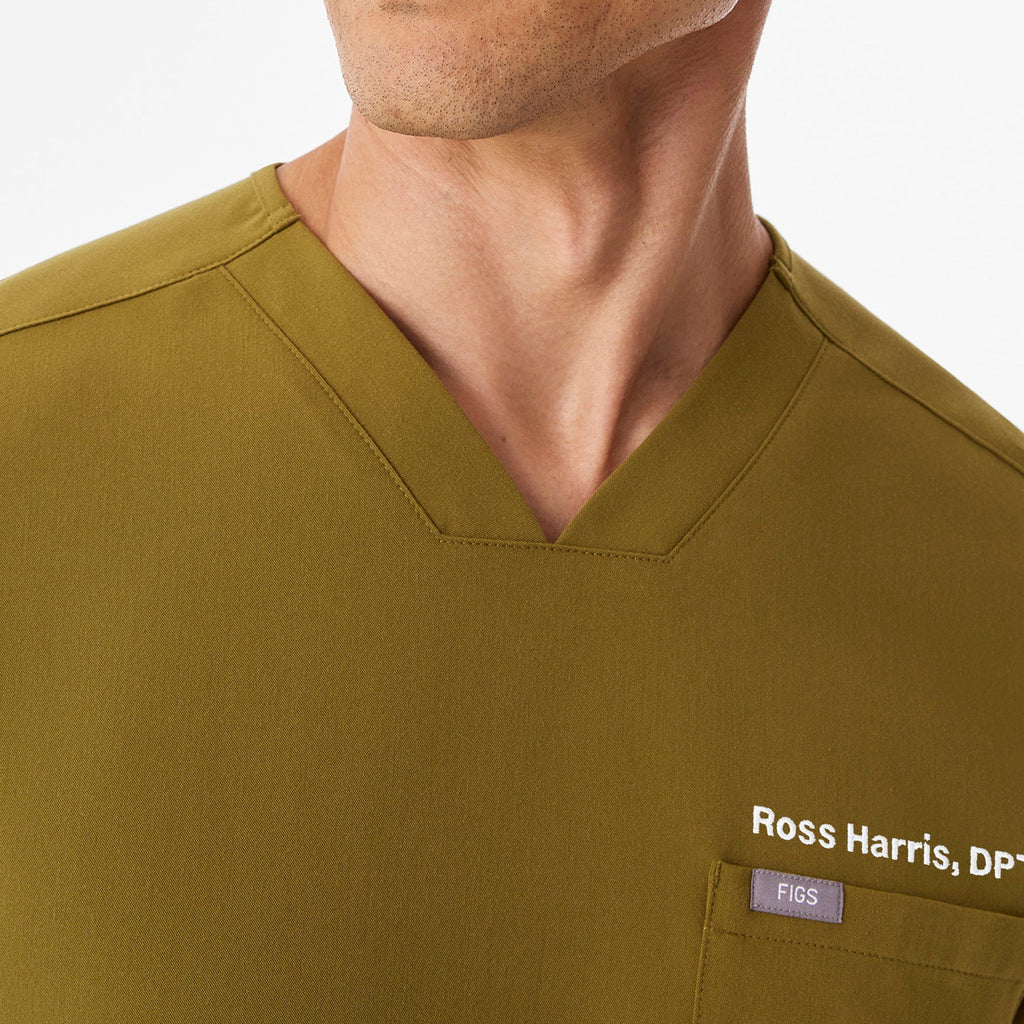 Chisec Scrub Top™ - Martini Olive