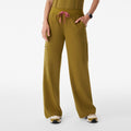 Isabel High-Rise Wide-Leg Scrub Pant - Martini Olive