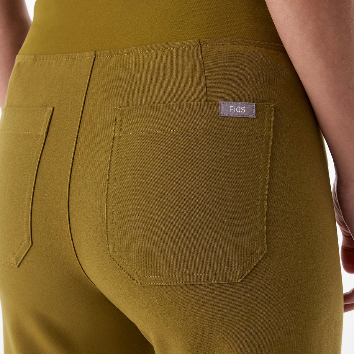 Livingston High-Rise Straight-Leg Scrub Pant™ - Martini Olive