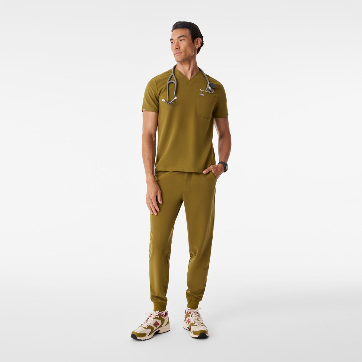 Leon Scrub Top™ - Martini Olive
