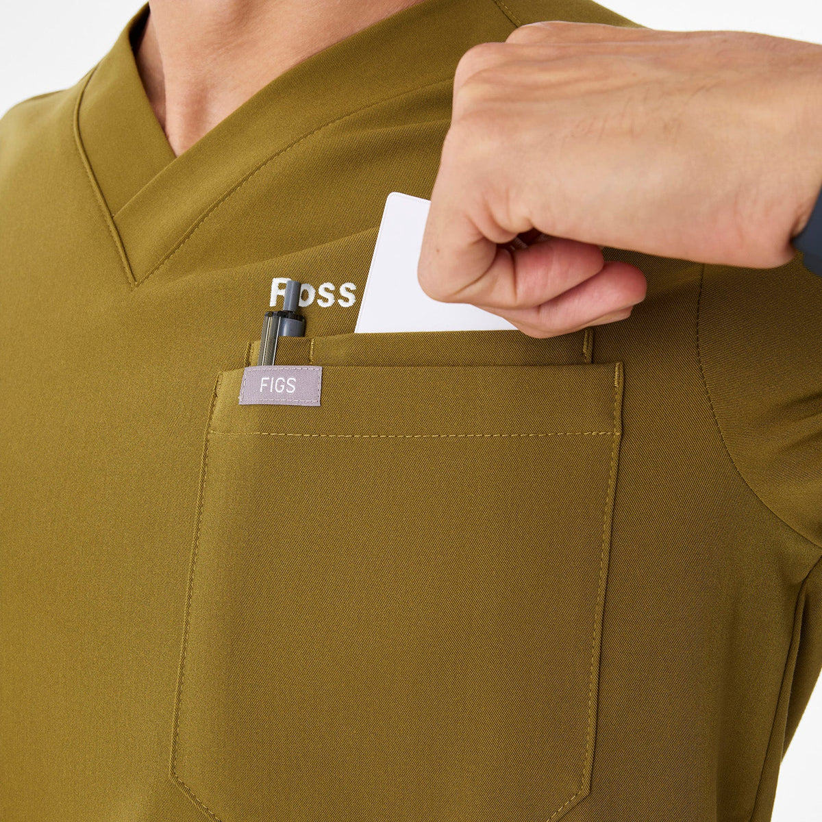 Leon Scrub Top™ - Martini Olive