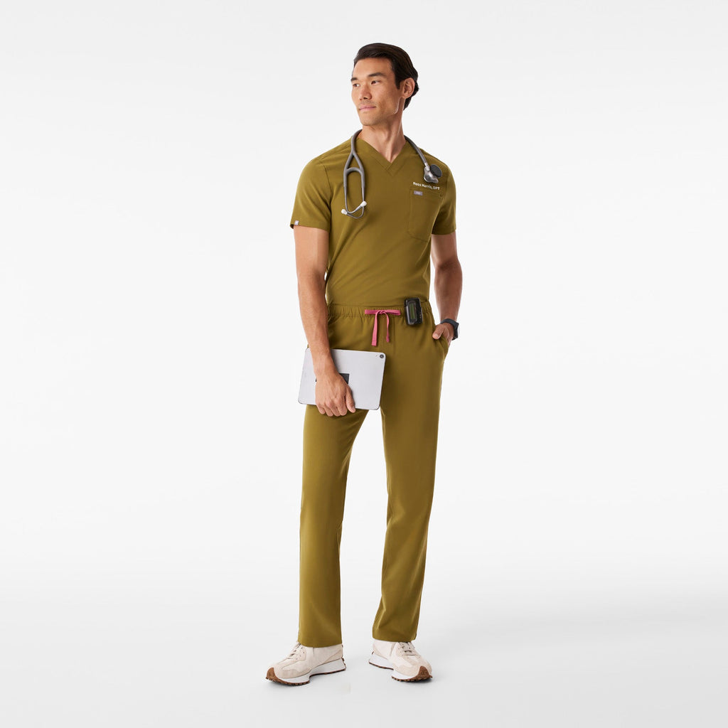 Pisco Straight-Leg Scrub Pant™ - Martini Olive