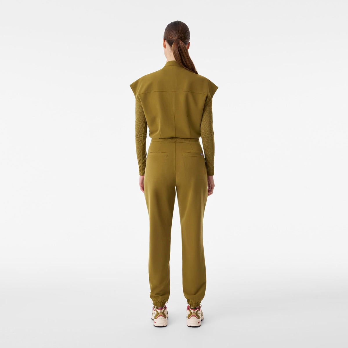 Rafaela Jogger ScrubJumpsuit™ - Martini Olive