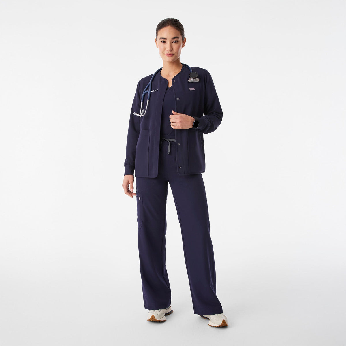 Claire Scrub Jacket - Navy