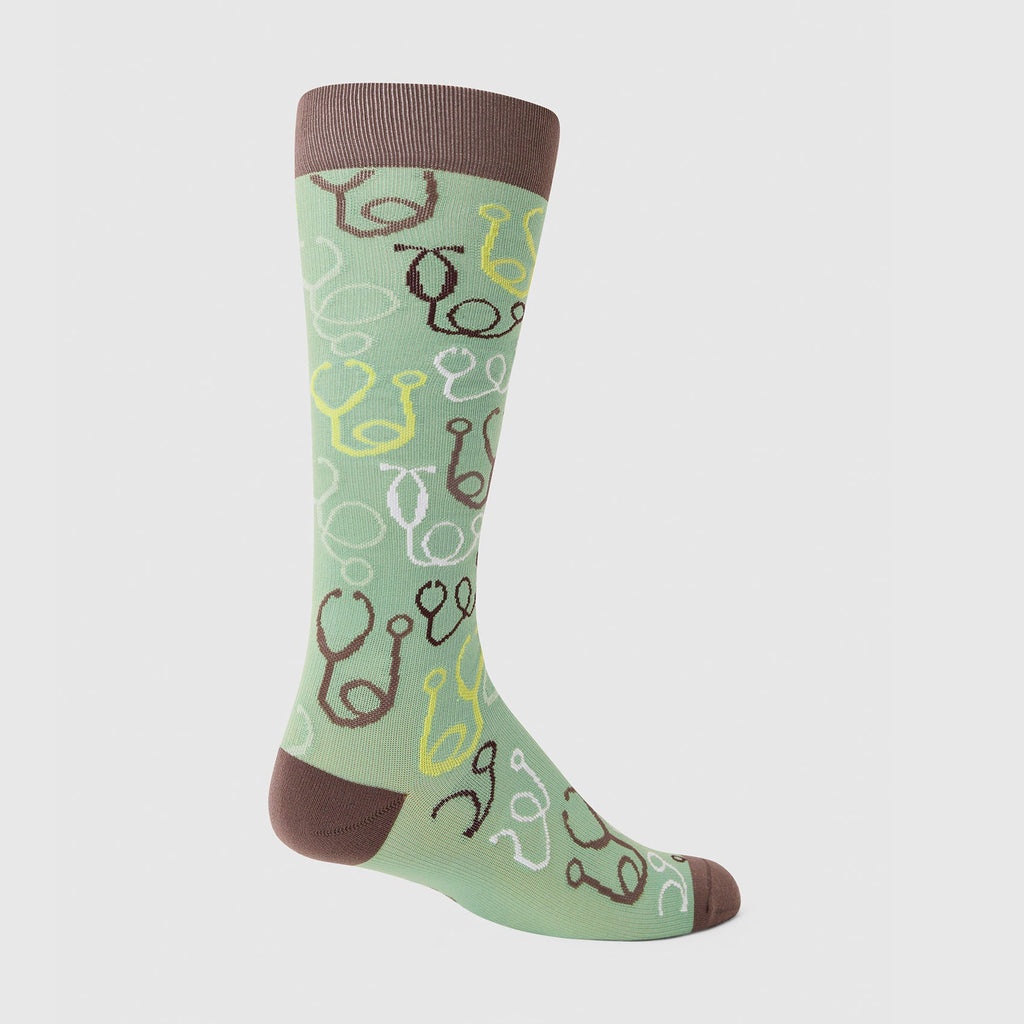 FIGS Compression Socks - I Hear You/Dark Sagewater