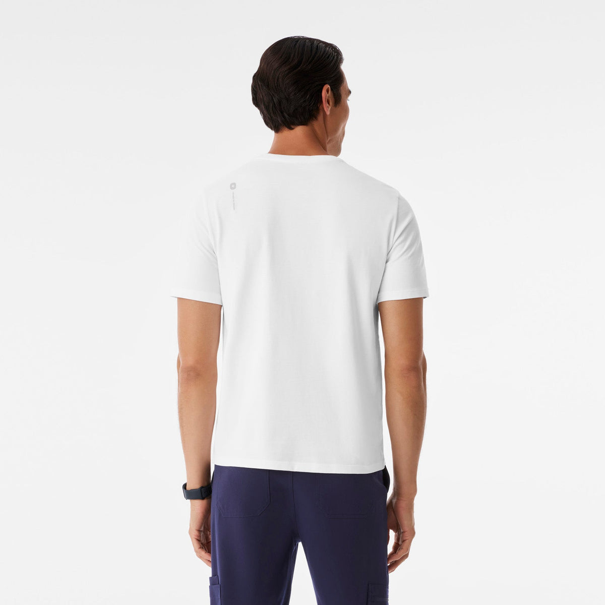 Awesome Humans Wear FIGS Short-Sleeve Tee - Optic White