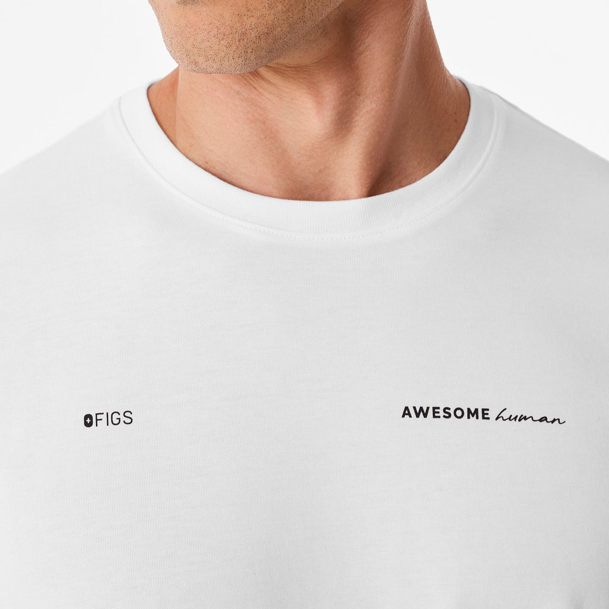 Awesome Human Short-Sleeve Tee - Optic White