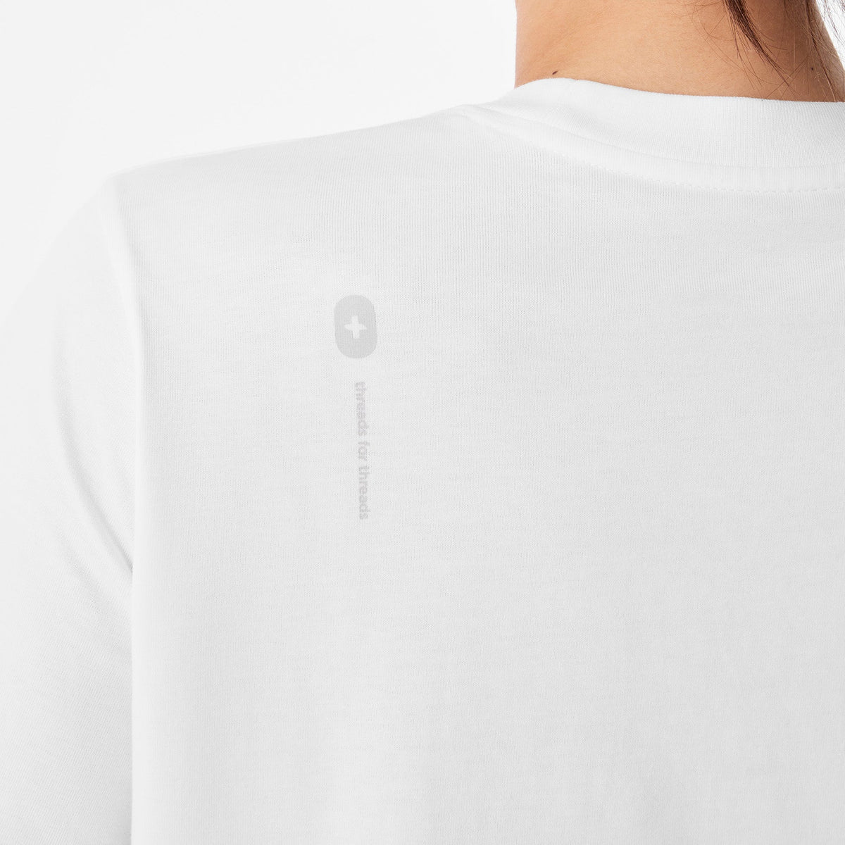 Born in LA Cropped Short-Sleeve Tee - Optic White