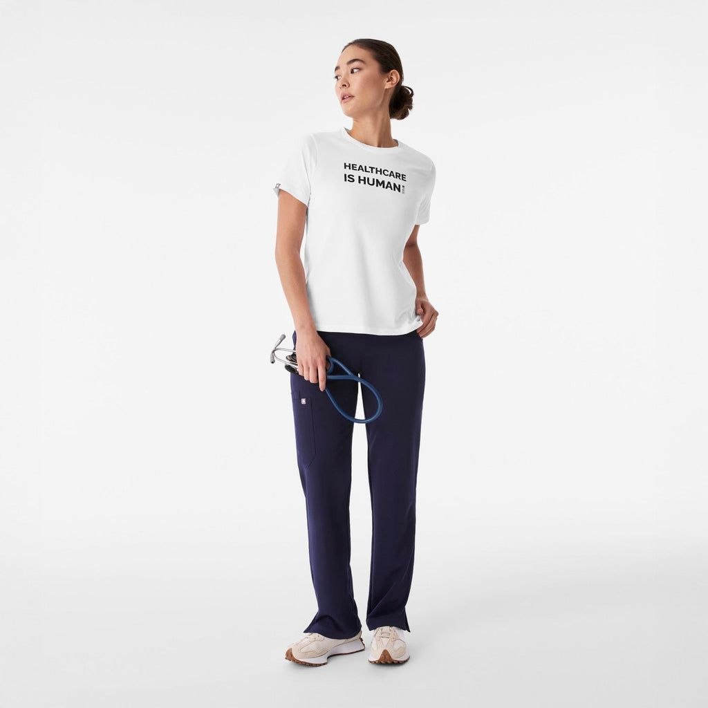 Healthcare is Human Short-Sleeve Tee - Optic White