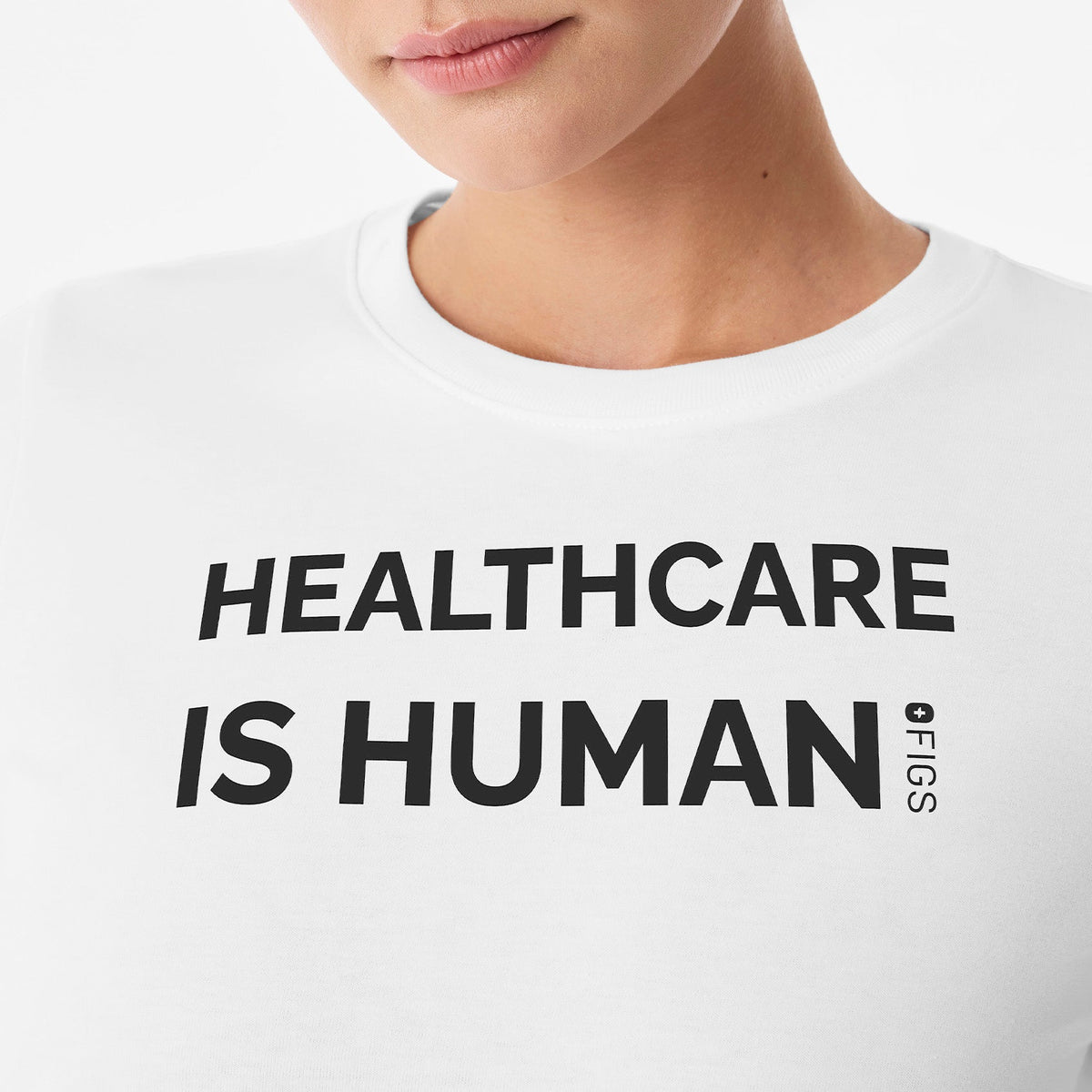 Healthcare is Human Short-Sleeve Tee - Optic White