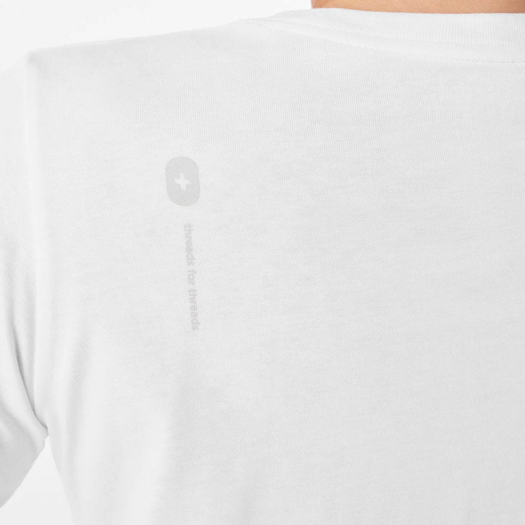 Awesome Humans Wear FIGS Short-Sleeve Tee - Optic White