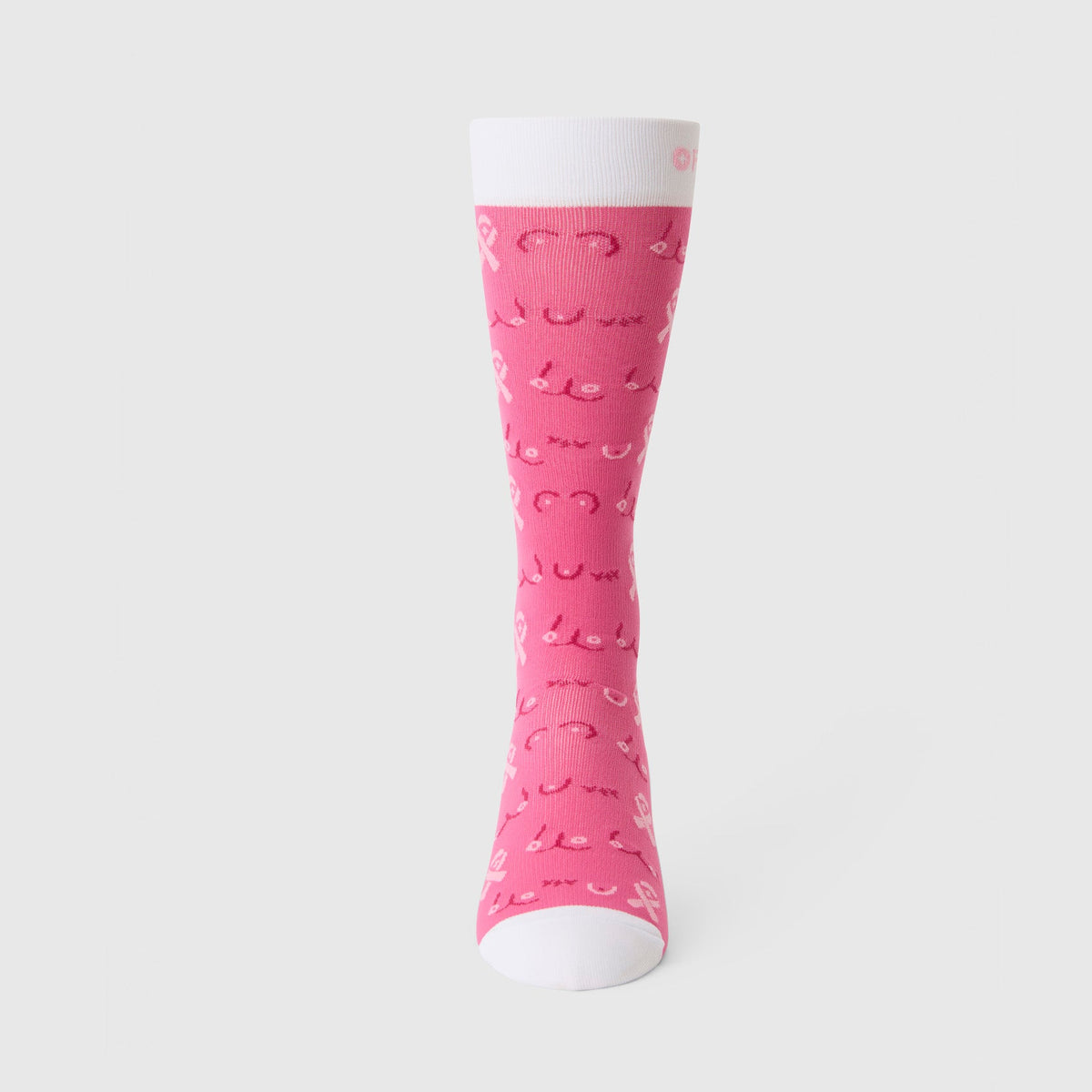 FIGS Compression Socks - Mammogram Me/F*ing Pink