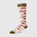 FIGS Compression Socks - Squeals on Wheels/Cream