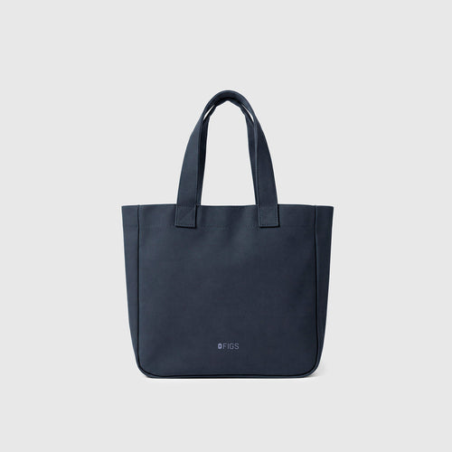 A Very Large Needle Mini Canvas Tote - Dark Harbor
