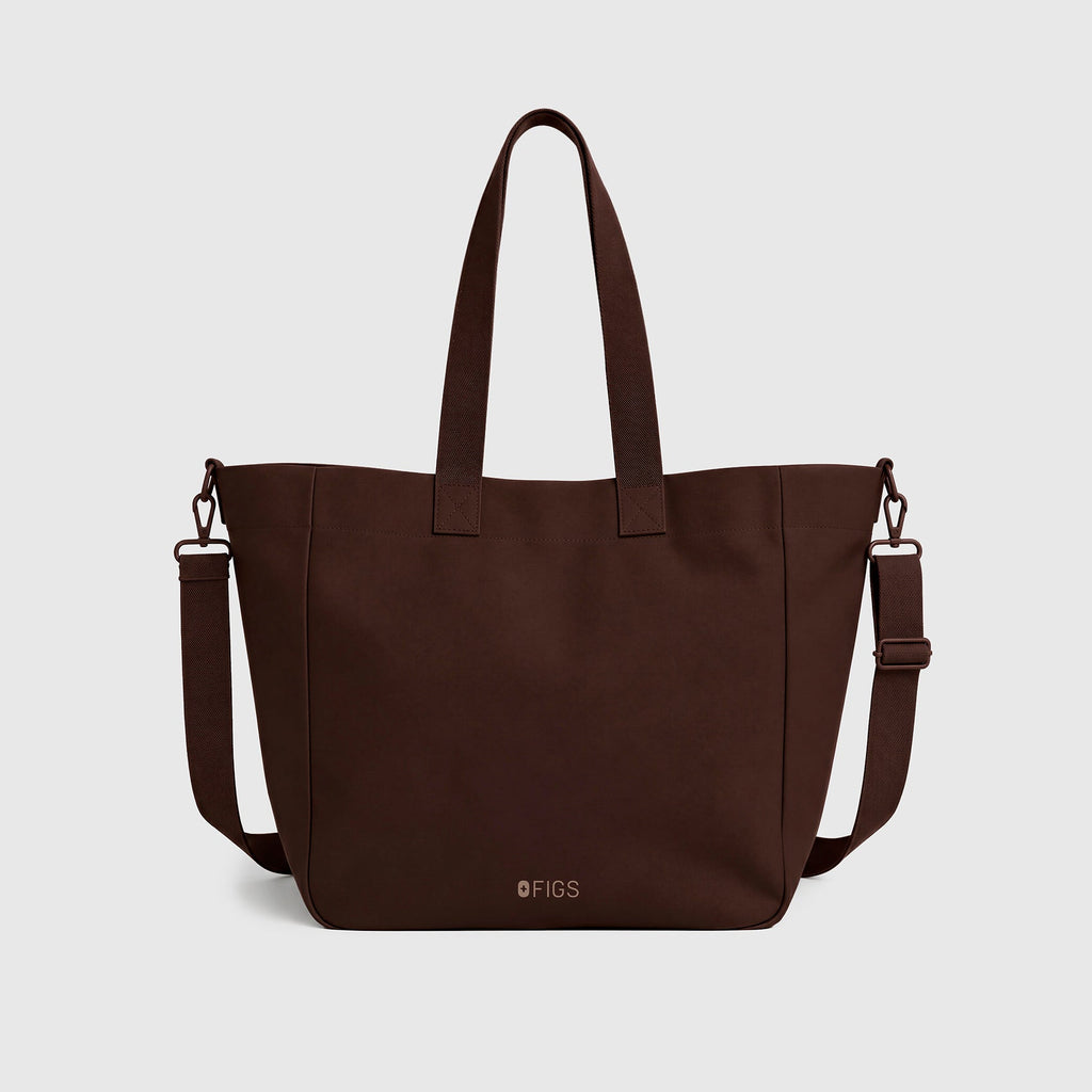 A Very Large Needle Detachable Strap Tote - Espresso