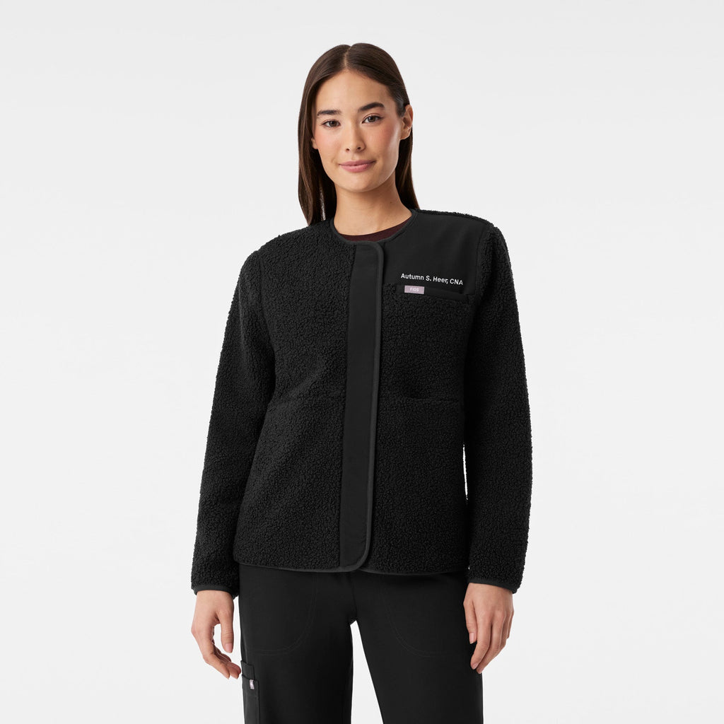 Bouclé Jacket - Black