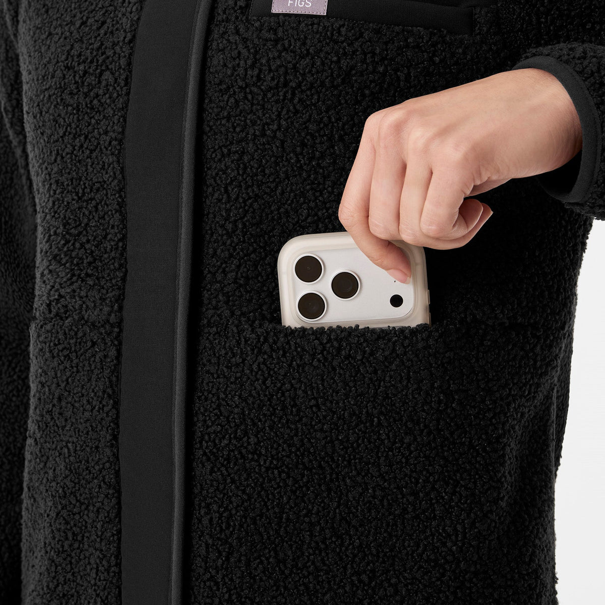 Bouclé Jacket - Black