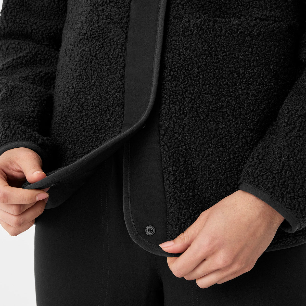Bouclé Jacket - Black