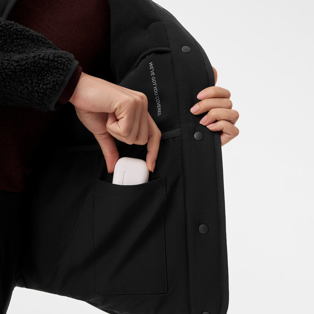 Bouclé Jacket - Black