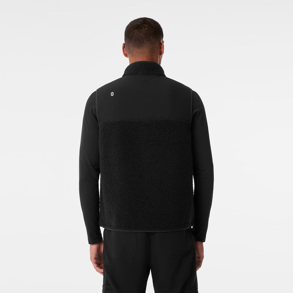 Bouclé Vest - Black