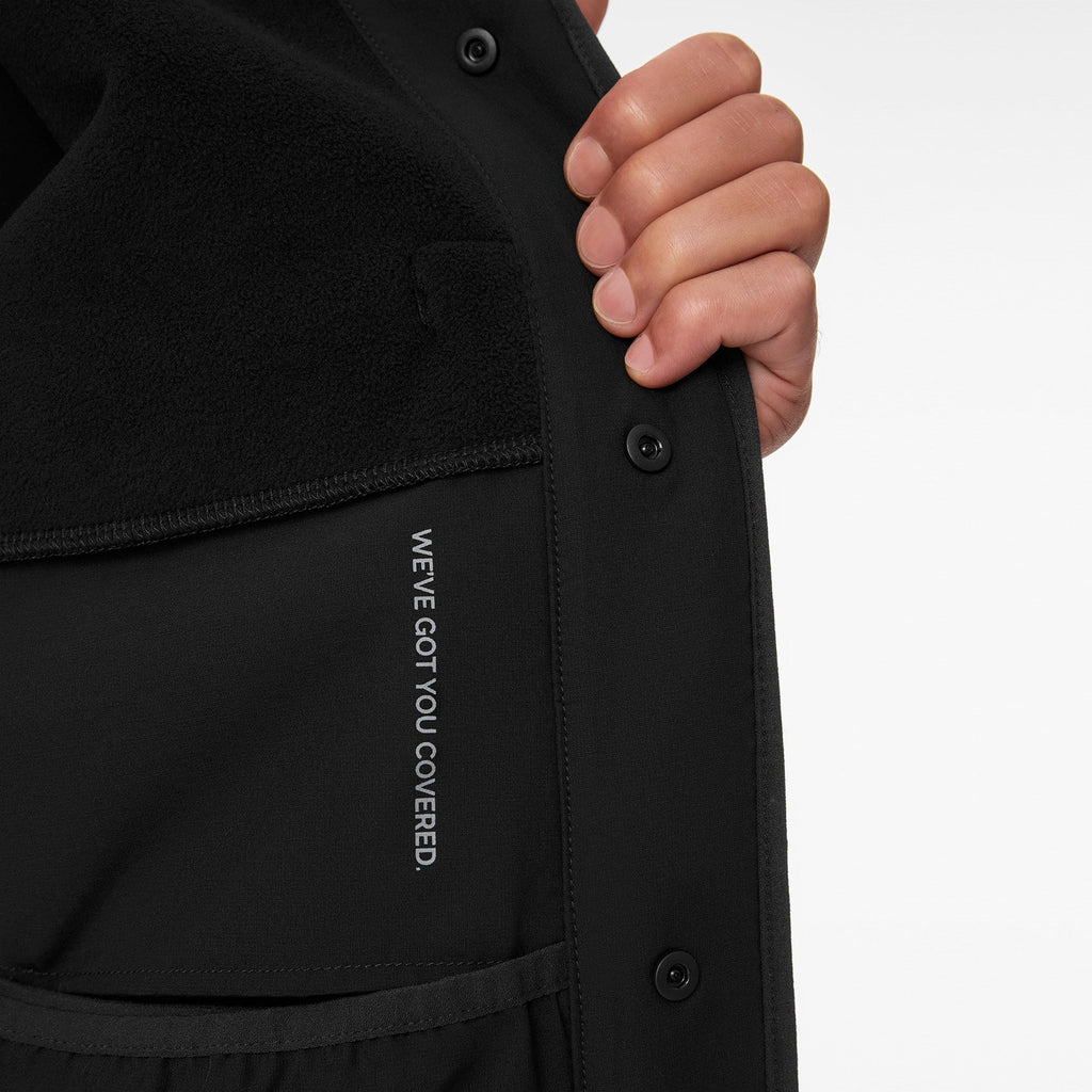 Bouclé Vest - Black