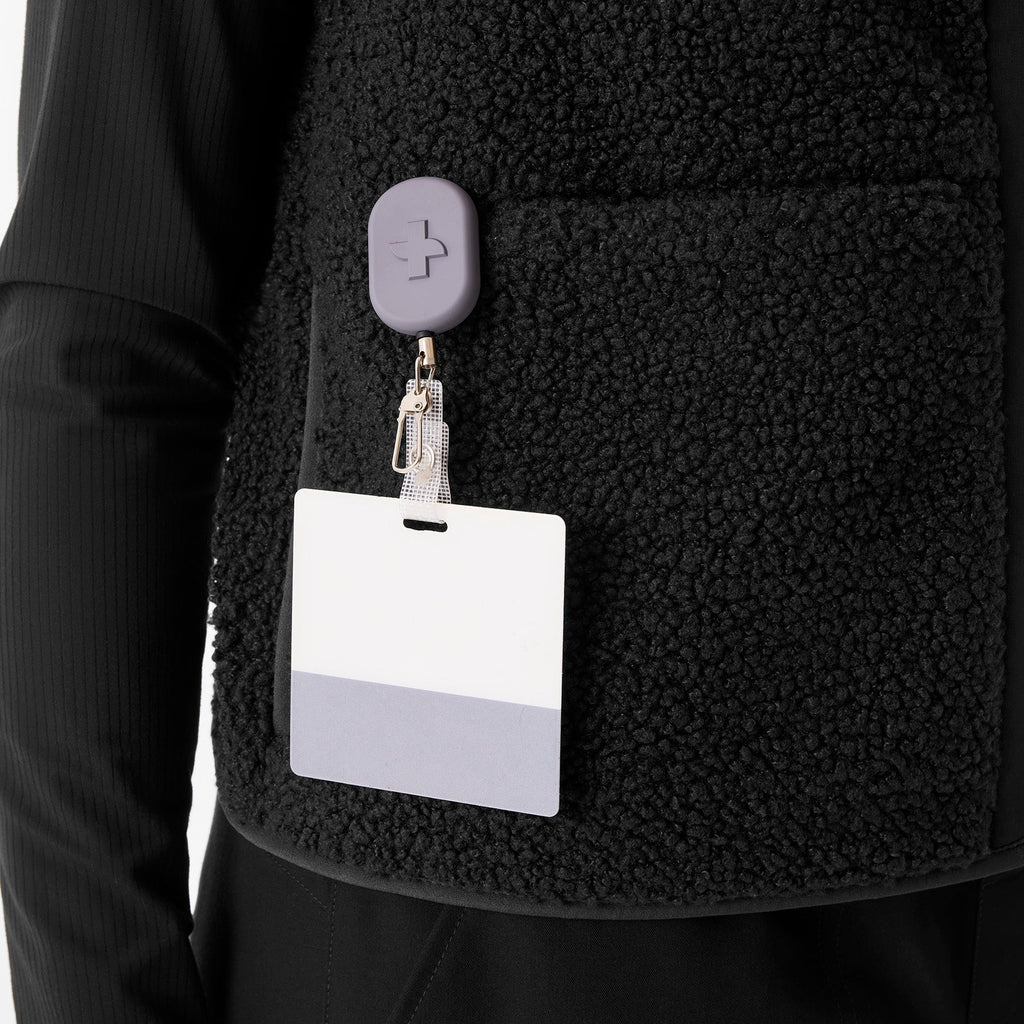 Bouclé Vest - Black