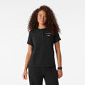 Florence Henley Short-Sleeve Scrub Top - Black