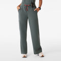 Isabel High-Rise Wide-Leg Scrub Pant - Bonsai