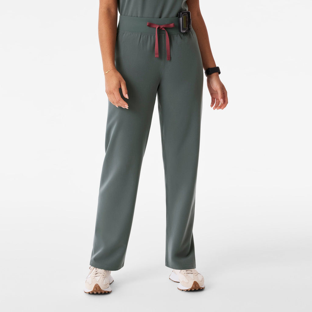 Livingston High-Rise Straight-Leg Scrub Pant™ - Bonsai