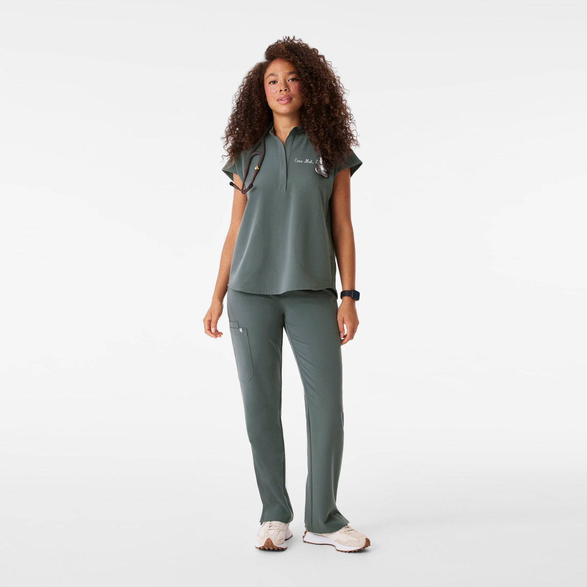Rafaela Oversized Scrub Top™ - Bonsai