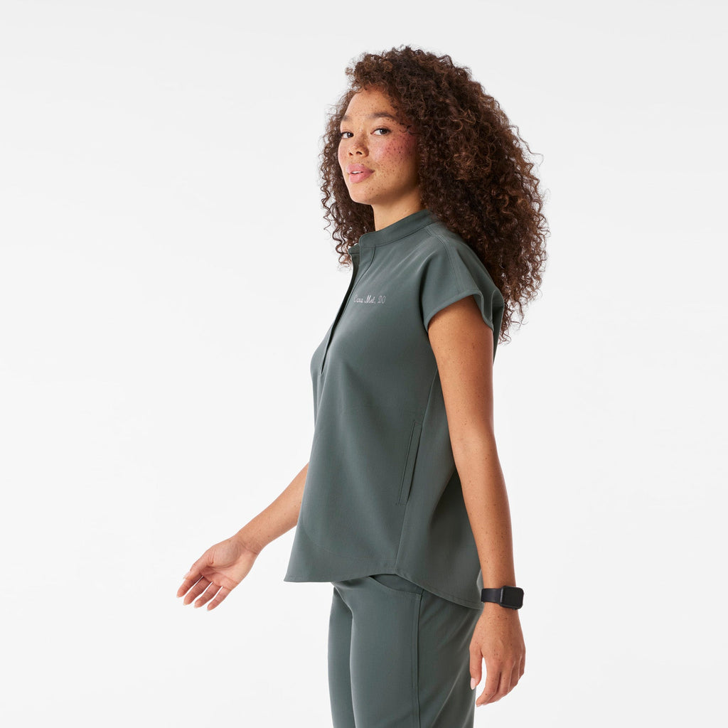 Rafaela Oversized Scrub Top™ - Bonsai