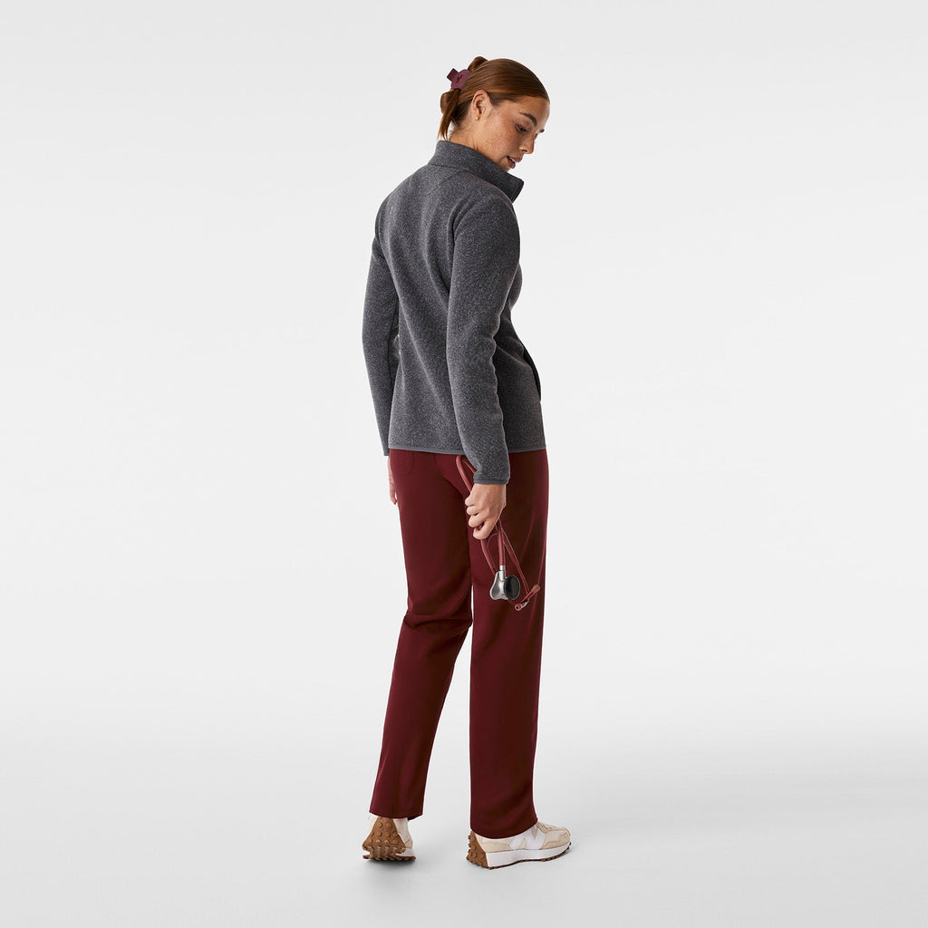 FIGS Mini Claw Clip - Burgundy