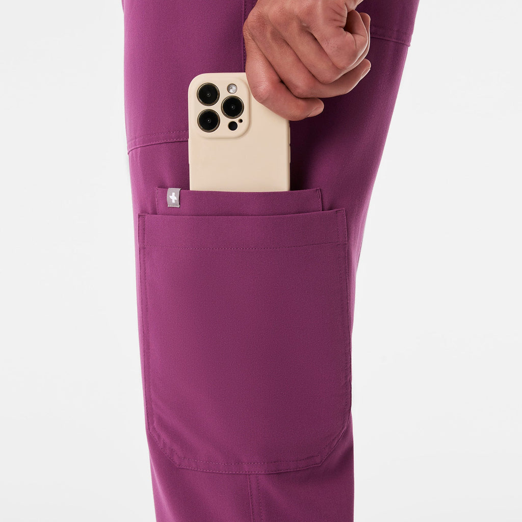 Cairo Straight-Leg Scrub Pant™ - Dark Açaí