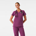 Casma Scrub Top™ - Dark Açaí