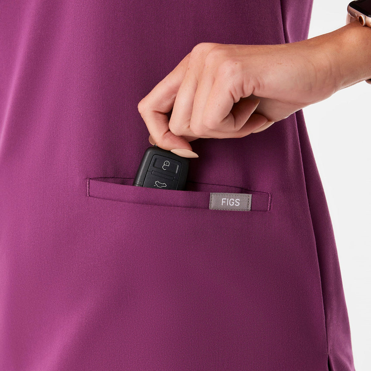 Casma Scrub Top™ - Dark Açaí