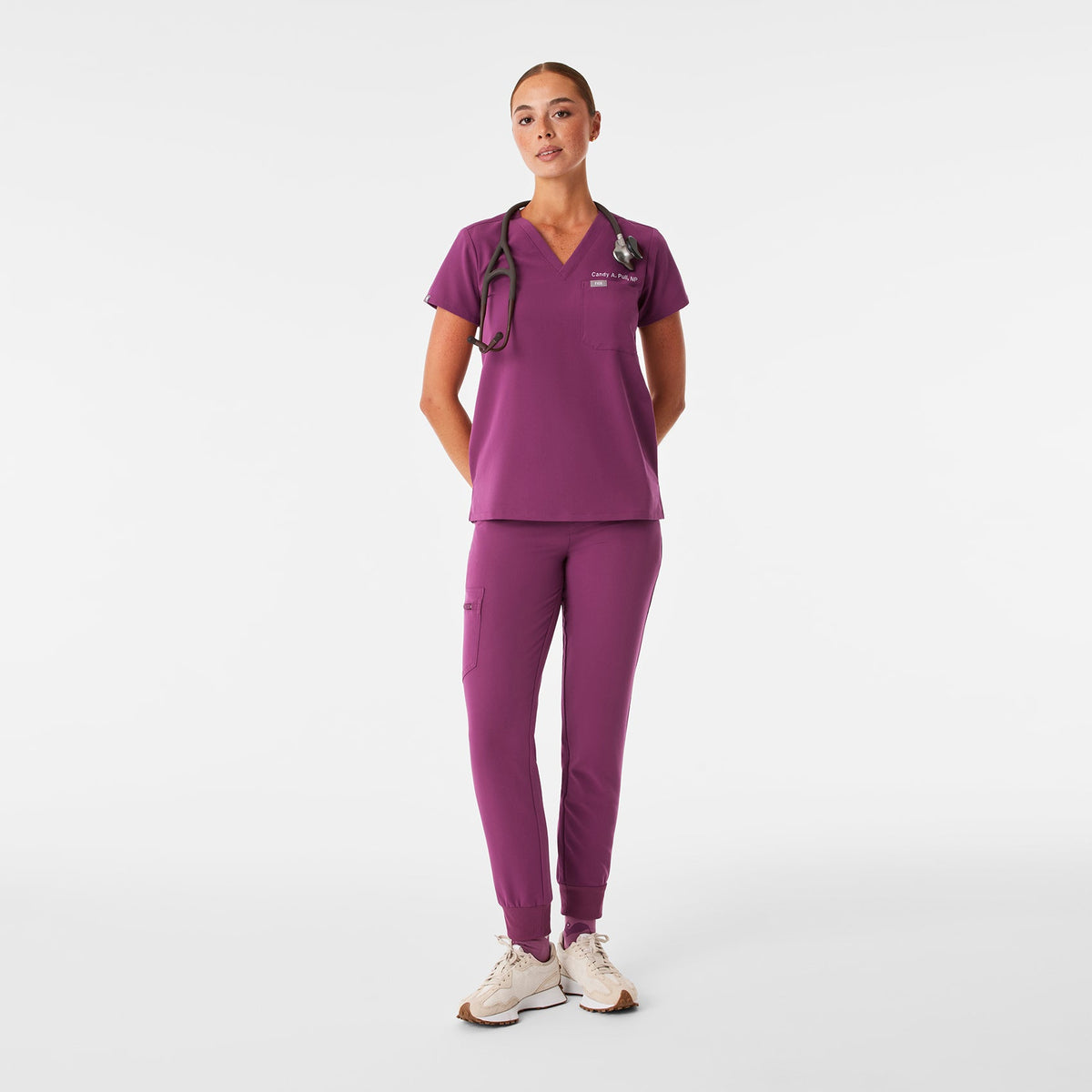 Catarina Scrub Top™ - Dark Açaí
