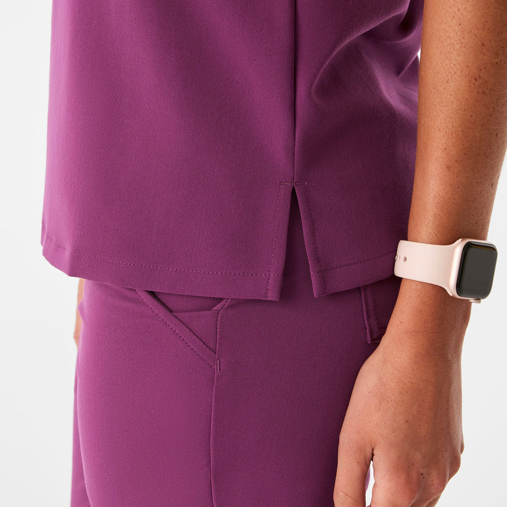 Catarina Scrub Top™ - Dark Açaí