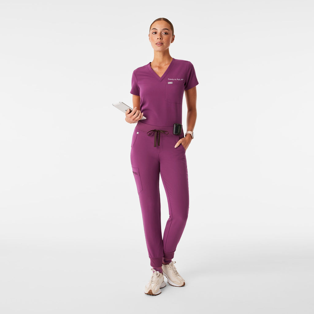 Catarina Scrub Top™ - Dark Açaí