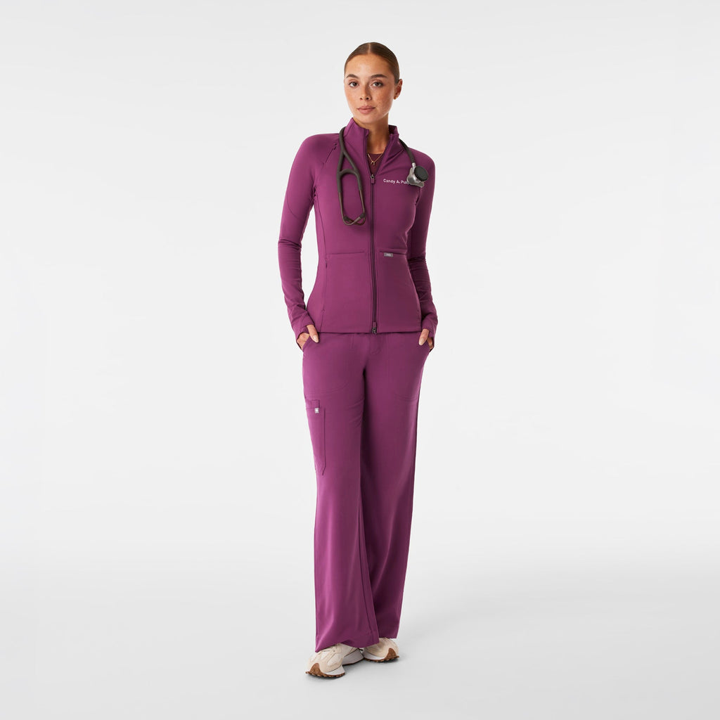 ContourKnit Scrub Jacket™ - Dark Açaí
