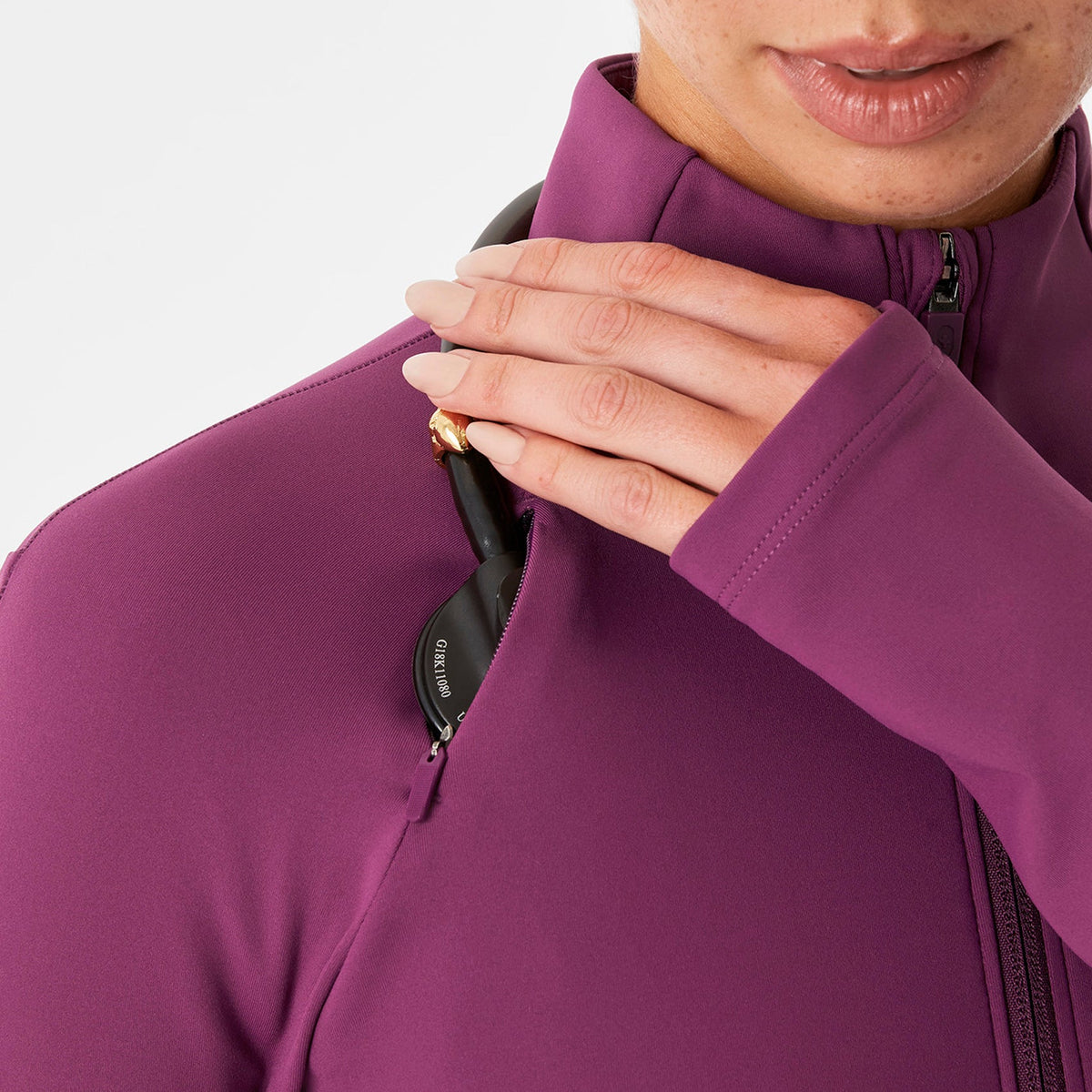 ContourKnit Scrub Jacket™ - Dark Açaí