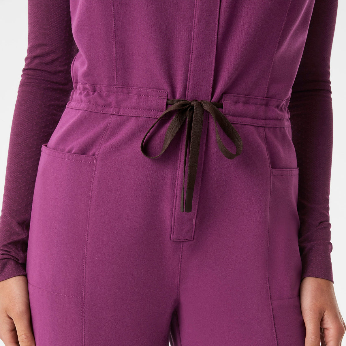 Gayle Short-Sleeve ScrubJumpsuit™ - Dark Açaí