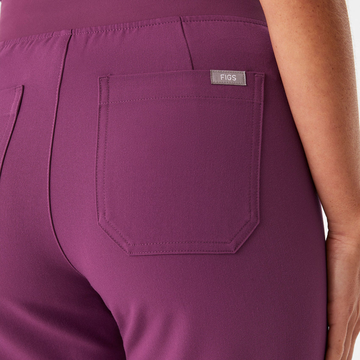Livingston High-Rise Straight-Leg Scrub Pant™ - Dark Açaí