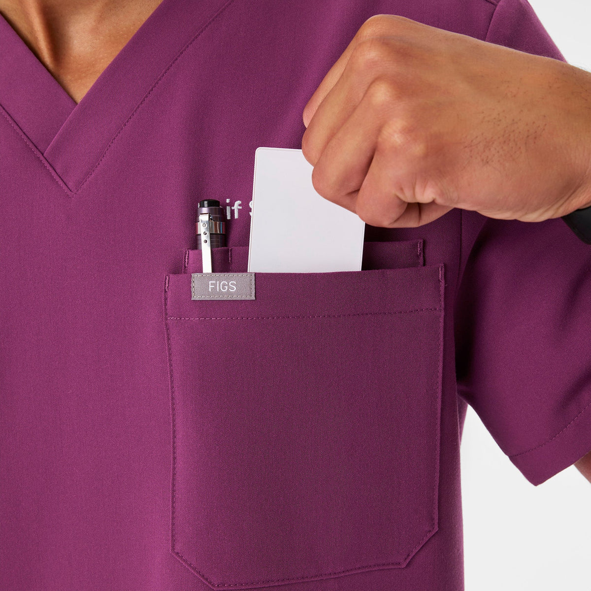 Leon Scrub Top™ - Dark Açaí