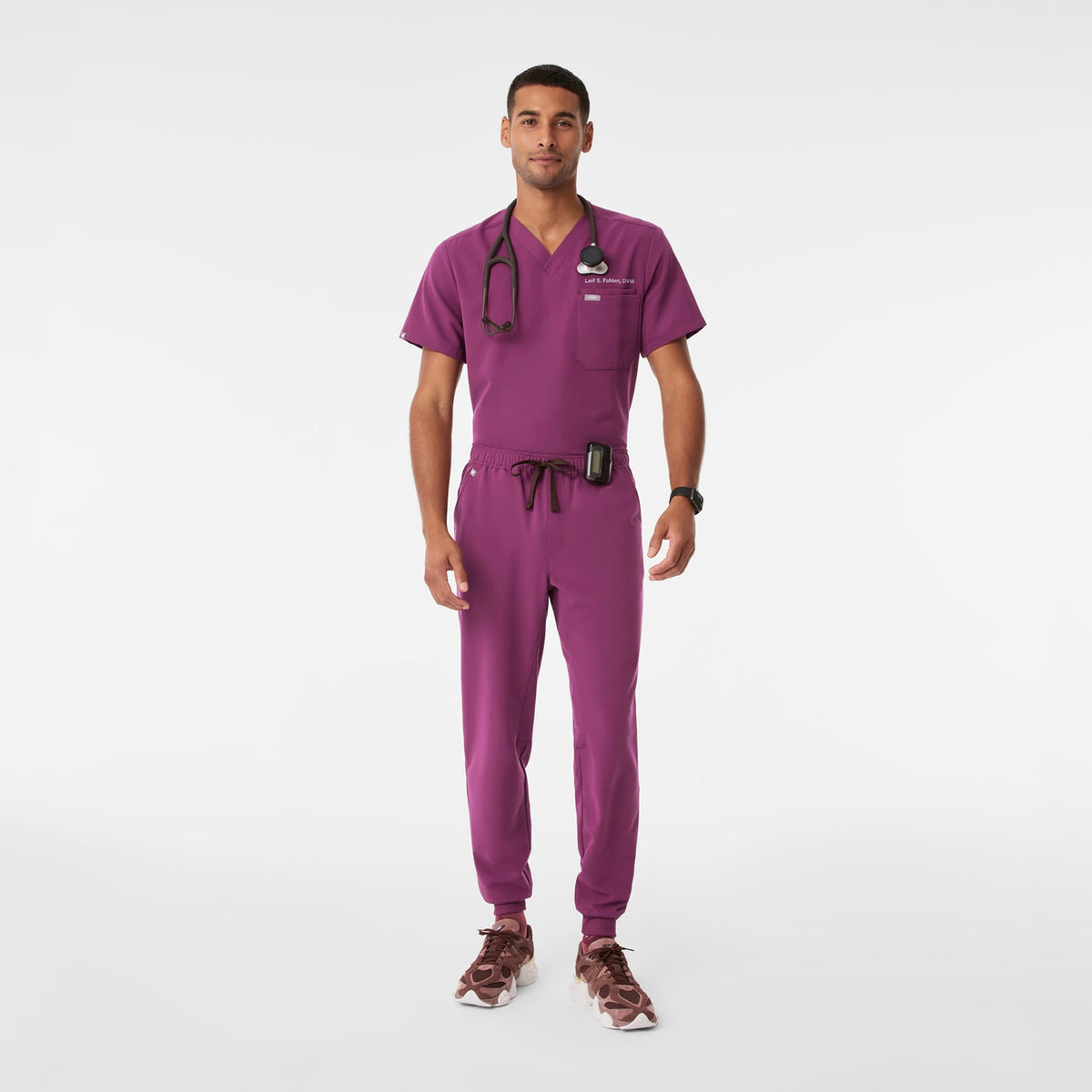 Leon Scrub Top™ - Dark Açaí