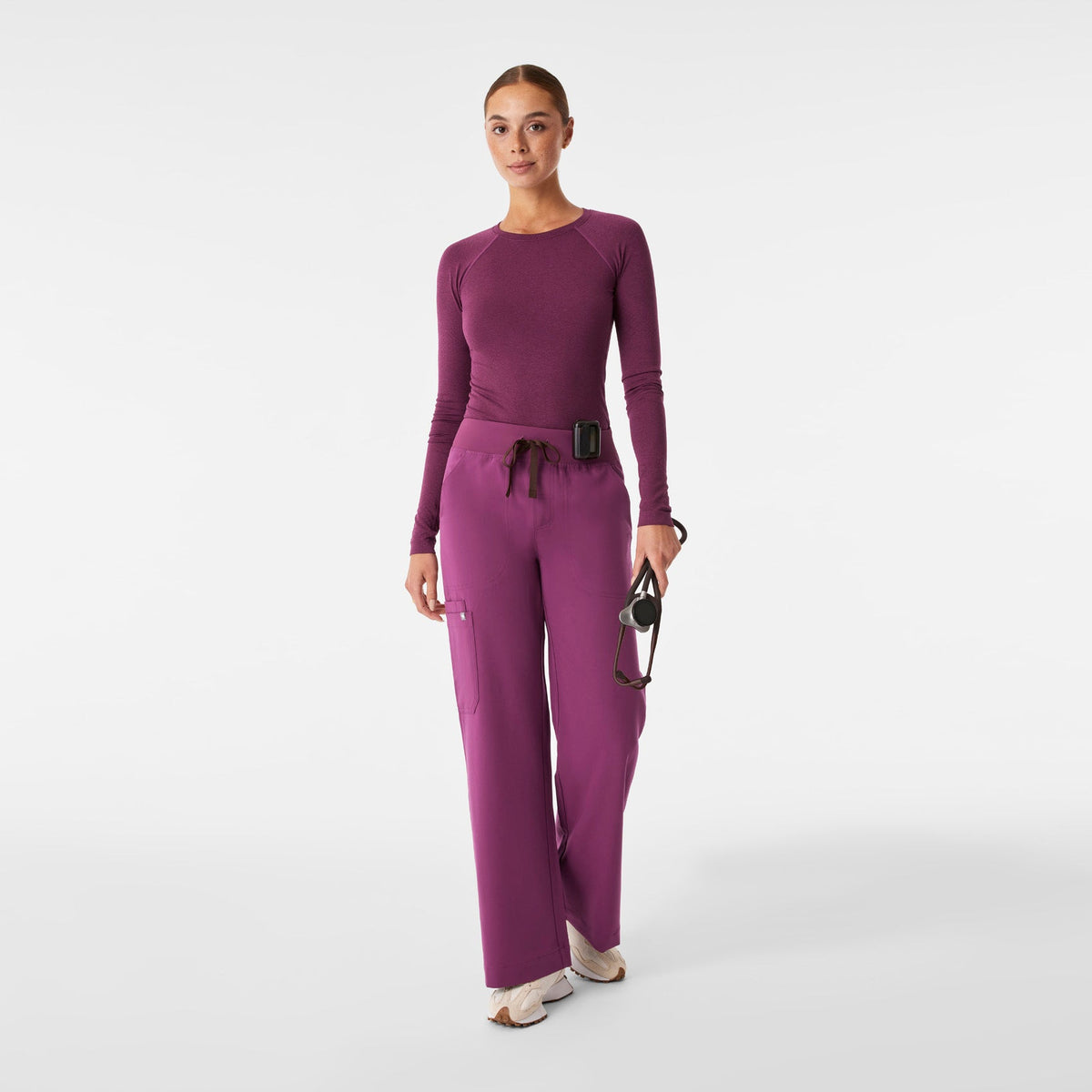 Salta Seamless Long-Sleeve Underscrub - Dark Açaí